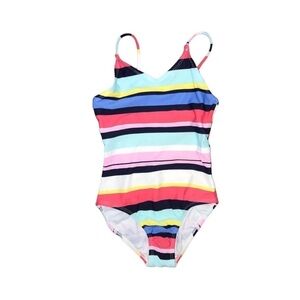 GAP Girl’s One Piece Striped Swimsuit L